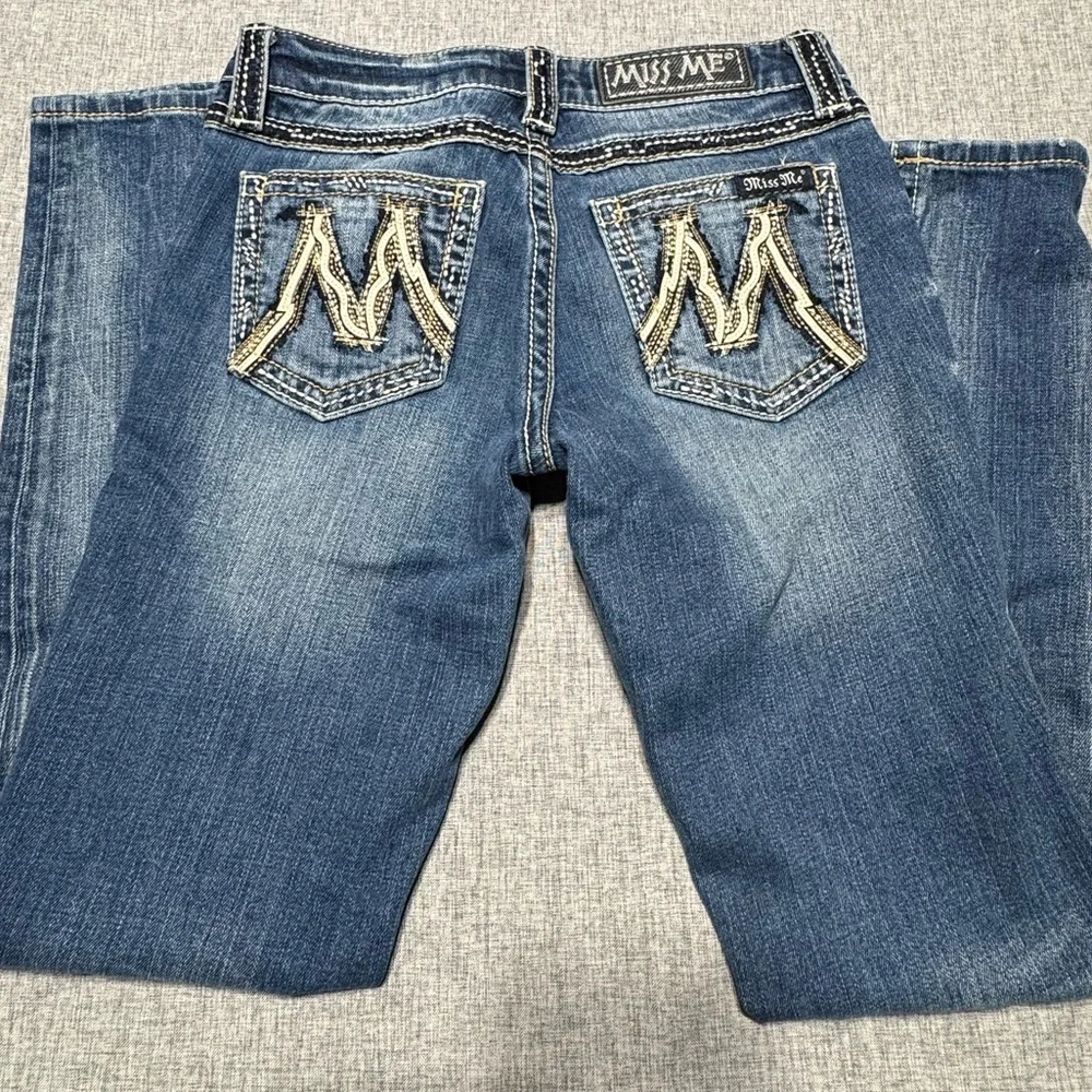 Miss Me The M Series Distressed Skinny Jeans Size 27 - Picture 6 of 8